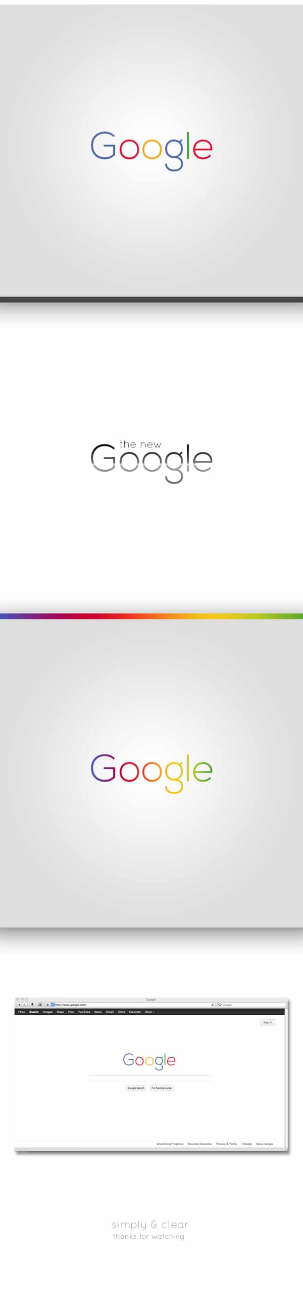 Google Logo Konsept Tasarımı