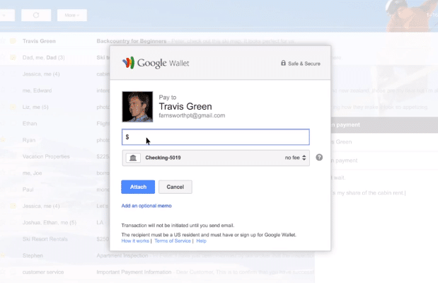 Gmail ile Para Transferi
