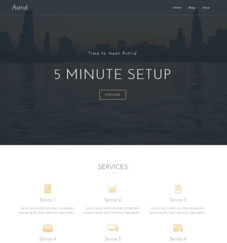 Astrid - WordPress Teması