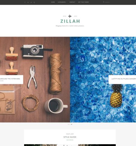 Zillah - WordPress Teması