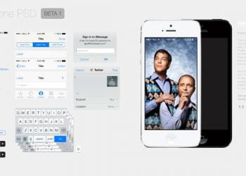 iOS 7 Arayüzü (PSD)