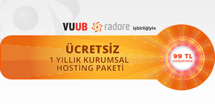 Radore ve VUUB işbirliği ile Kurumsal Hosting çekiliş fırsatı!