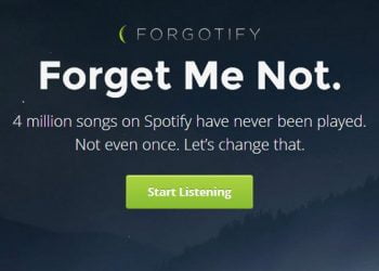 Forgotify’ı Denediniz Mi?