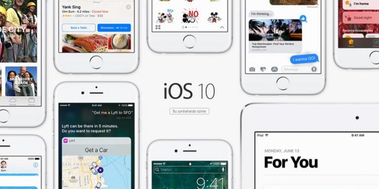 iOS 10 Güncellemesi