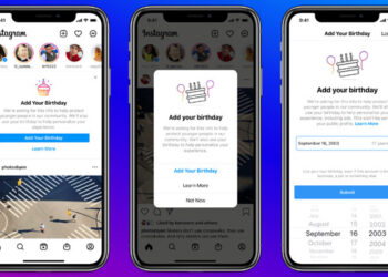 Instagram Güvenlik için Doğum Tarihinizi İsteyebilir